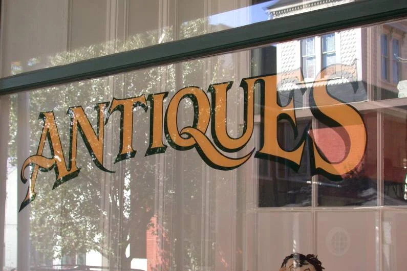 Antiques Sign